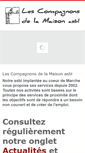 Mobile Screenshot of lescompagnonsdelamaison.be